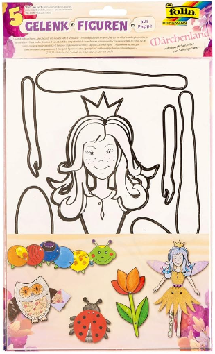 Gelenk-Figuren Märchenland 5 Stück, sortiert